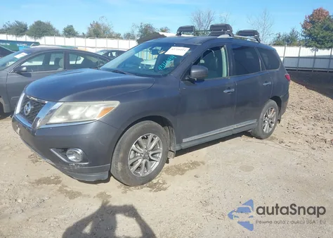 2014 Nissan Pathfinder Sl из США, поврежденный, VIN 5N1AR2MN6EC624947